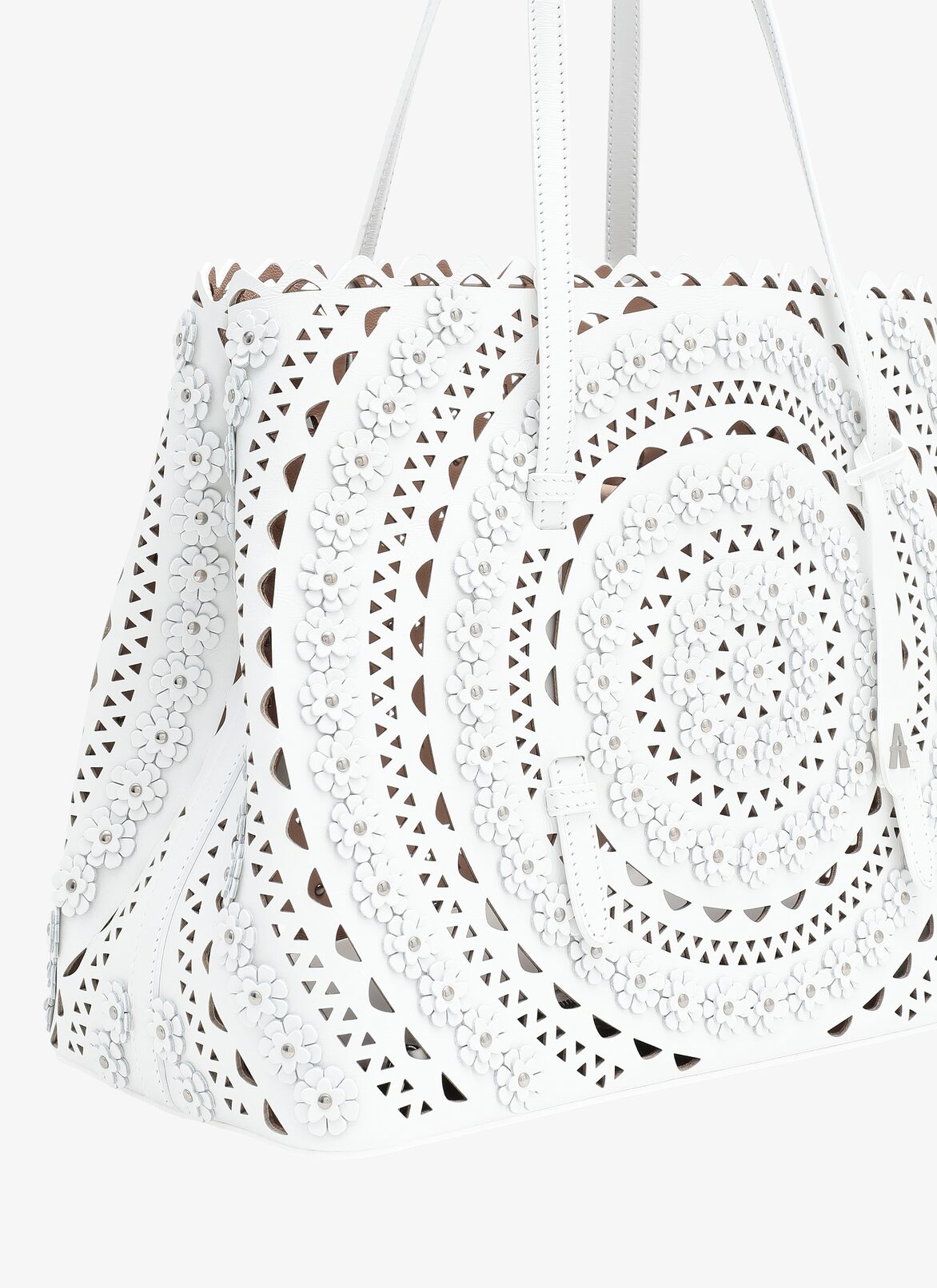 Medium Mina Tote ALAÏA WHITE MEDIUM MINA TOTE